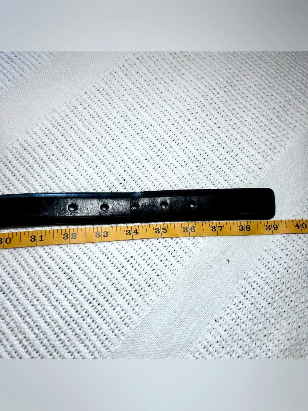Brighton Club Harness Black Leather Belt Men’s 34 Brass Buckle